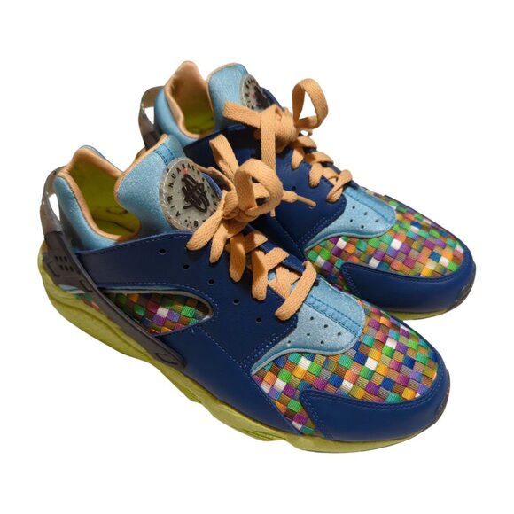 Nike Air Huarache Crater Premium Multi-Color Woven Men's 11 Like New - Picture 1 of 9